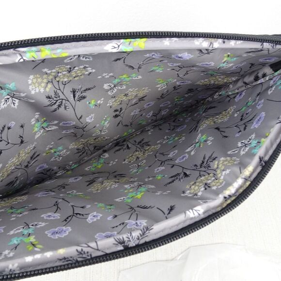 VERA BRADLEY Laptop Sleeve Case LIGHTEN UP ReACTIVE BLACK Cotton Padded NWT - Picture 6 of 9